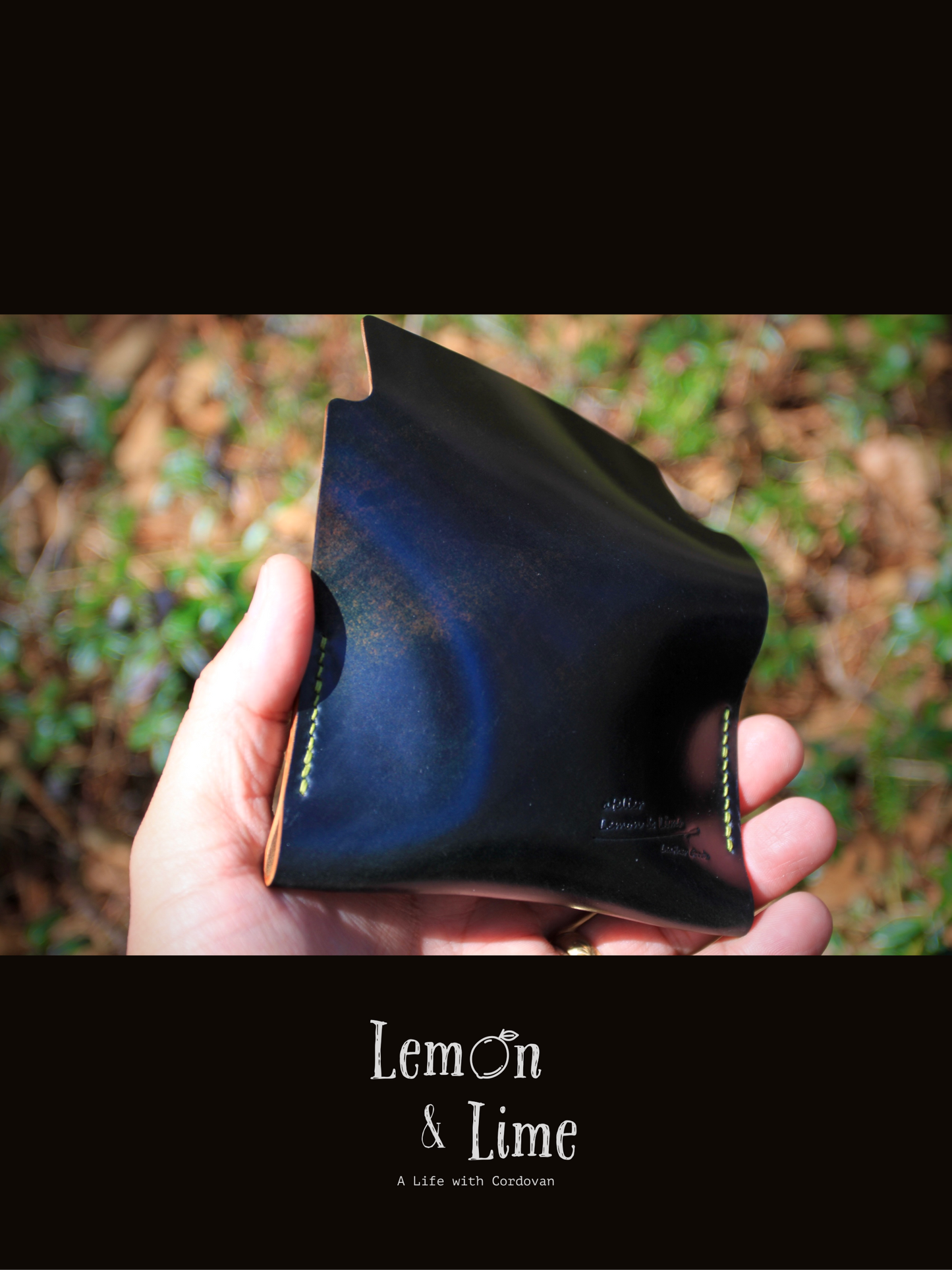 Shell Wallet / Simple / Coin Purse with Strap【Horween】シェルコードバンでつくったストラップで留める小銭入れ