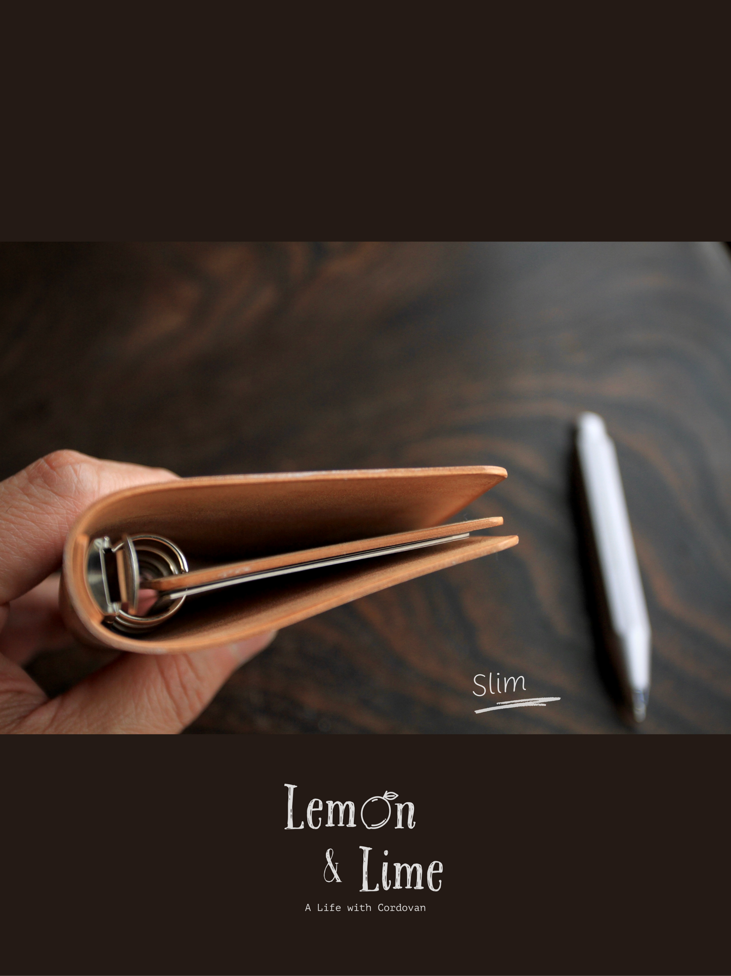 Shell Organizer (Mini 5 / 15mm)【Horween】シェルコードバンのシステム手帳 (ミニ5穴 / 15mm)