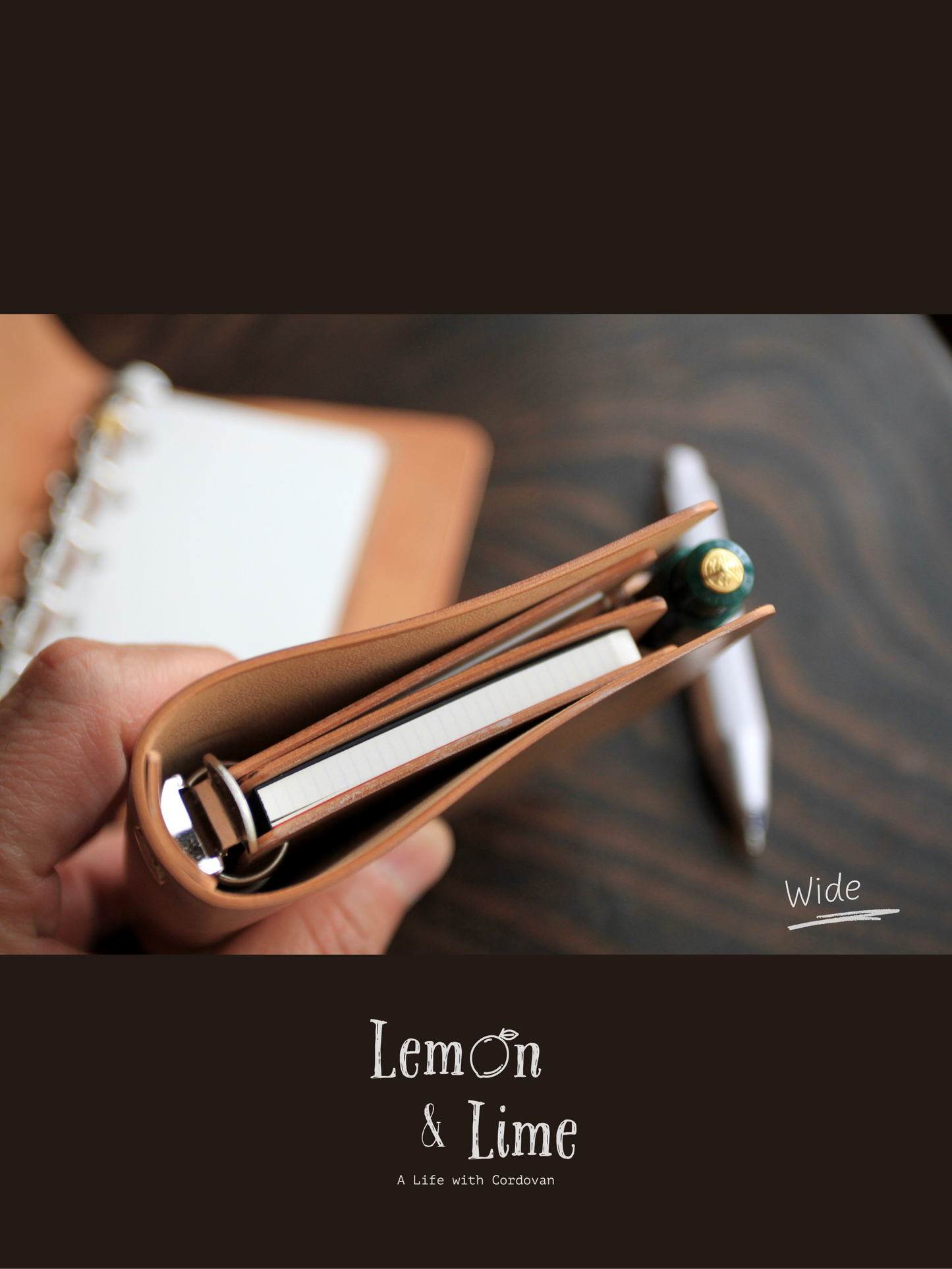 Shell Organizer (Mini 5 / 15mm)【Horween】シェルコードバンのシステム手帳 (ミニ5穴 / 15mm)