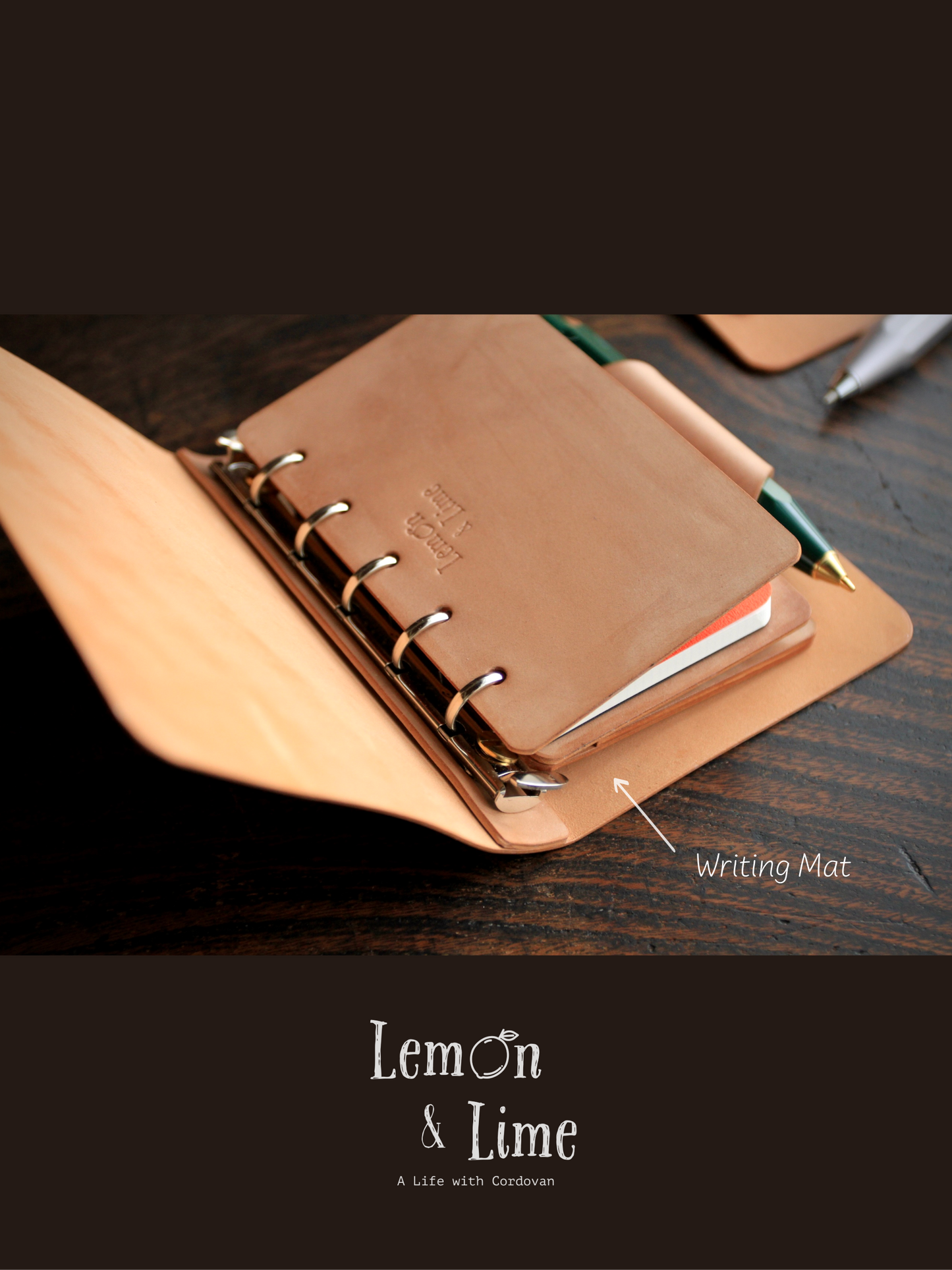 Shell Organizer (Mini 5 / 15mm)【Horween】シェルコードバンのシステム手帳 (ミニ5穴 / 15mm)