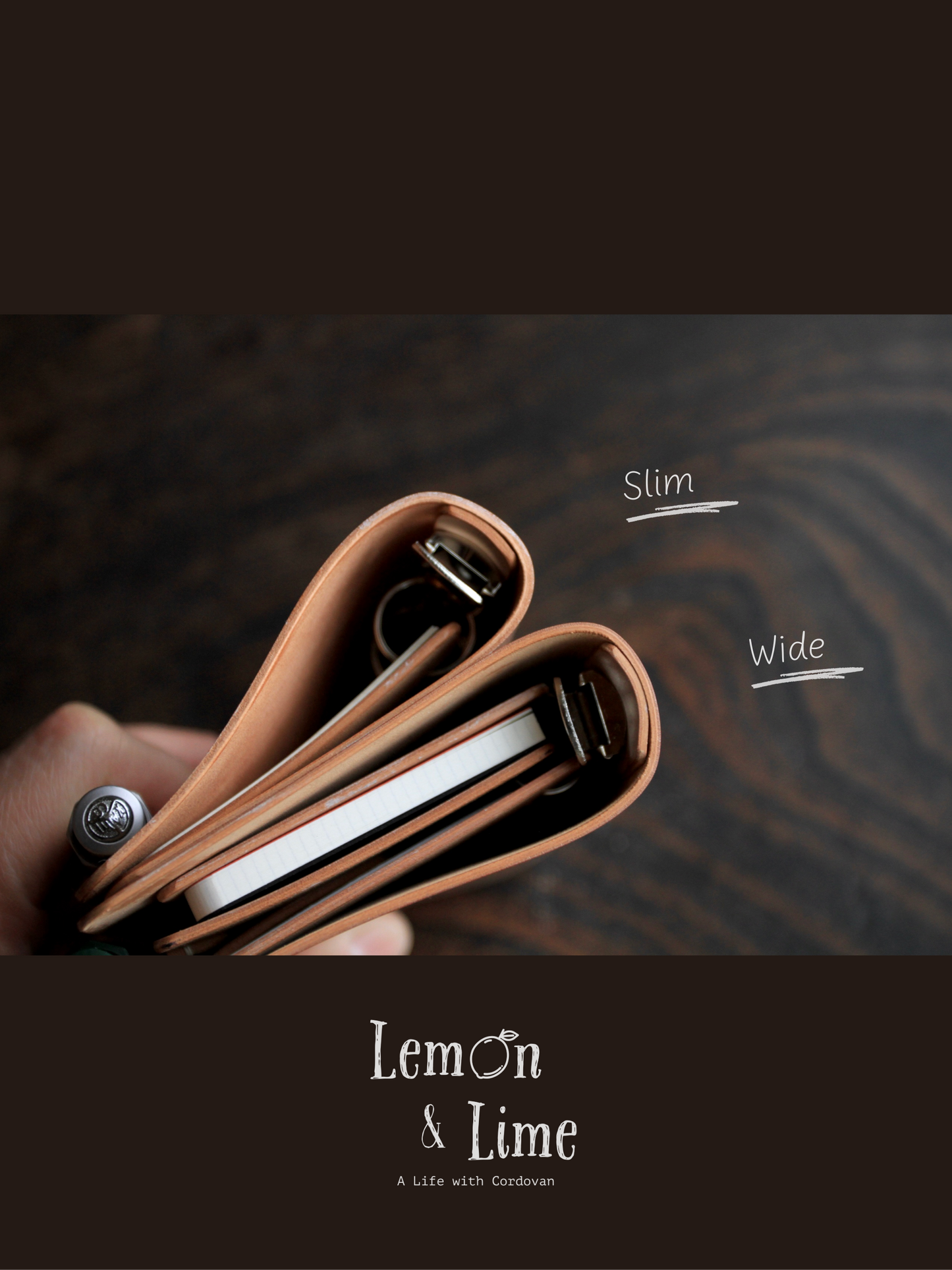 Shell Organizer (Mini 5 / 15mm)【Horween】シェルコードバンのシステム手帳 (ミニ5穴 / 15mm)