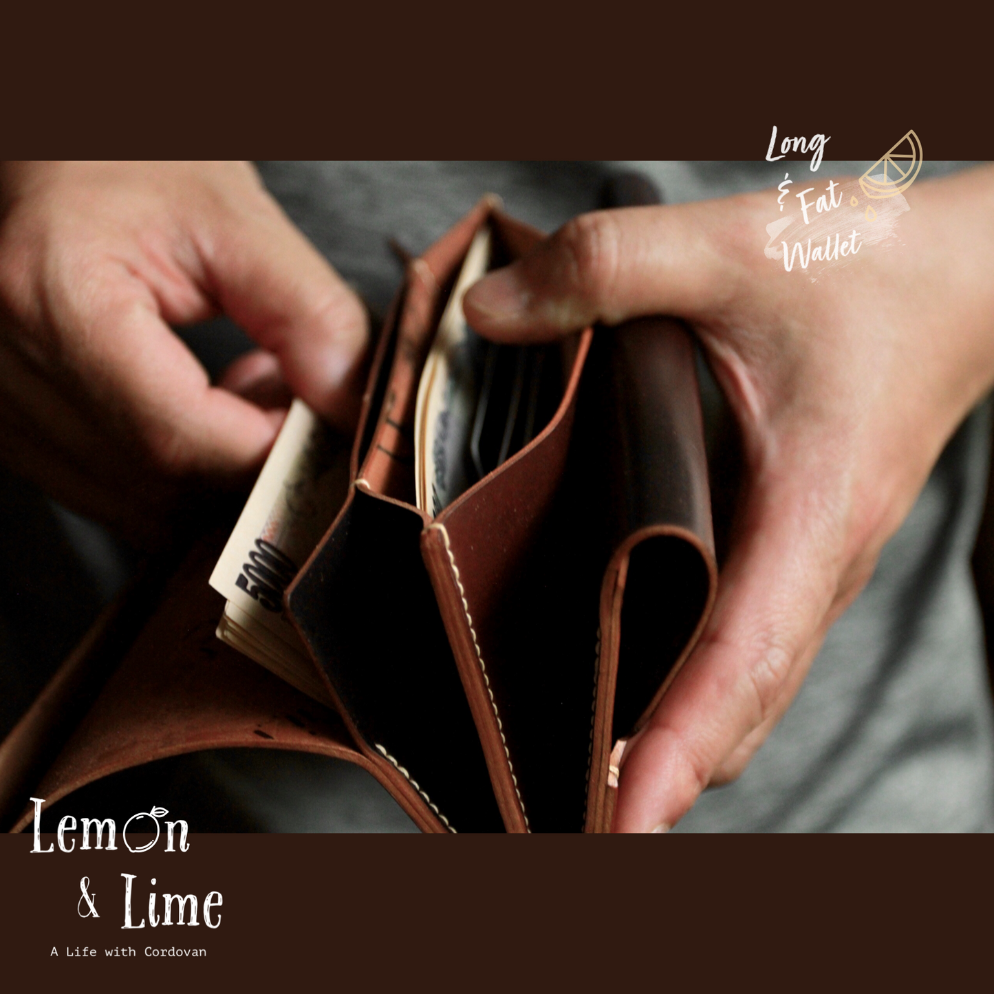 Shell Wallet / r12.5 / Long and Fat【Horween】シェルコードバンの財布 / r12.5 / Long and Fat