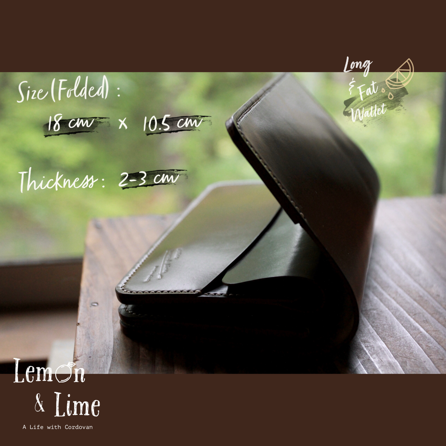 Shell Wallet / r12.5 / Long and Fat【Horween】シェルコードバンの財布 / r12.5 / Long and Fat