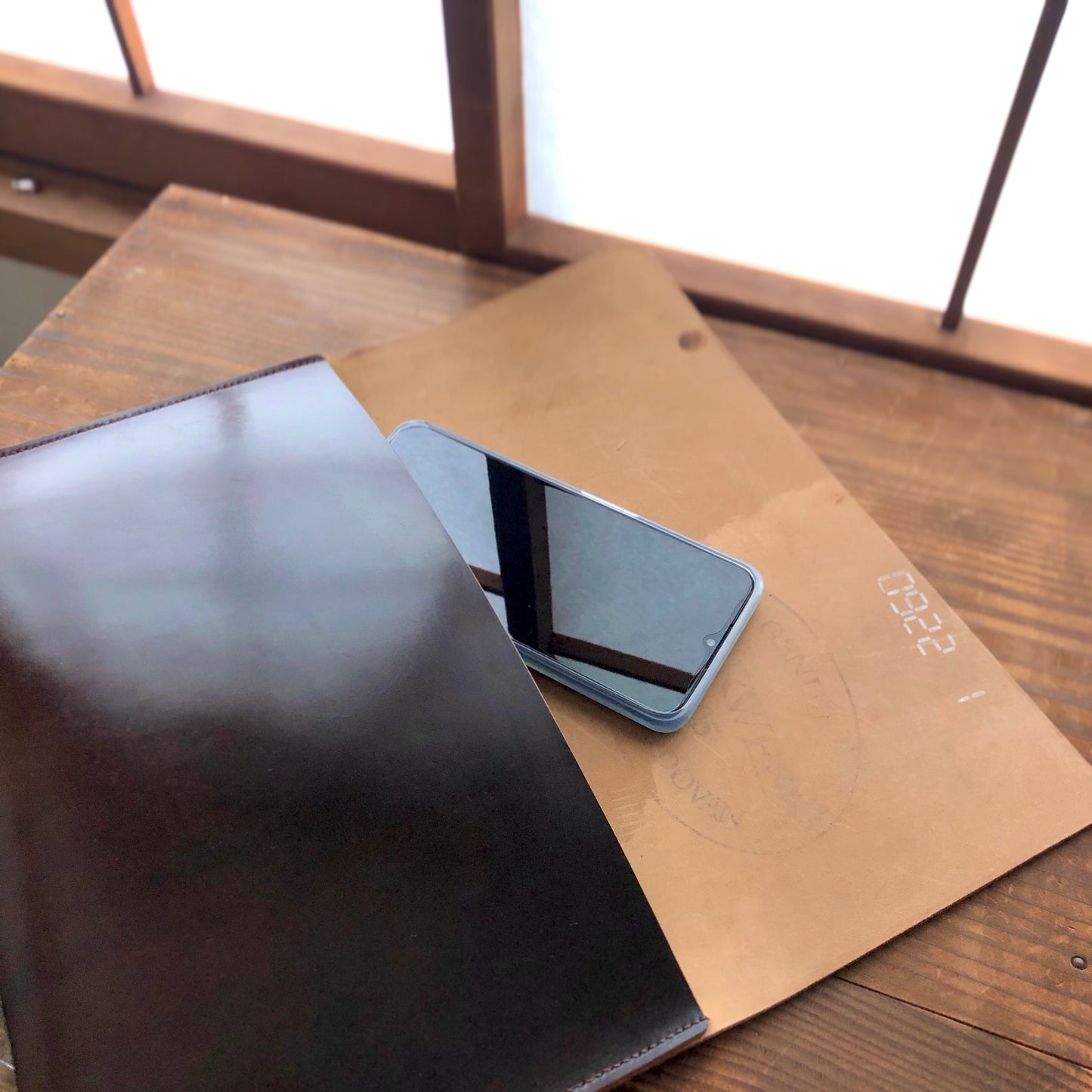 Shell Bag / Clutch (Large)【Horween】シェルコードバンのクラッチ (Lサイズ)