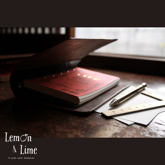 Shell Organizer (Pocket / 13mm)【Horween】シェルコードバンのシステム手帳 (ミニ6穴 / 13mm)