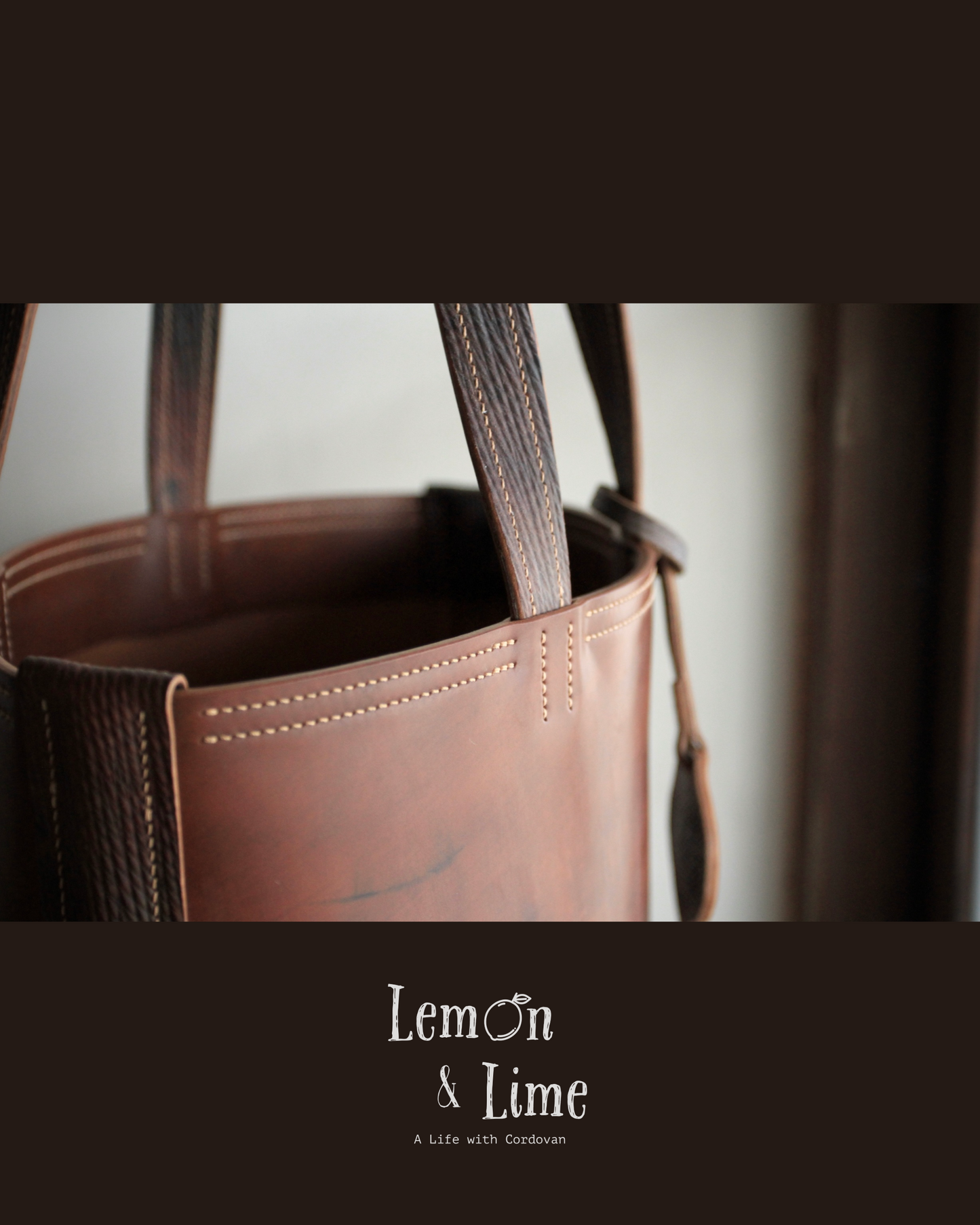 Shell Bag / Medium-Sized Shell Tote【Horween】シェルコードバンのトートバッグ、ミディアムサイズ