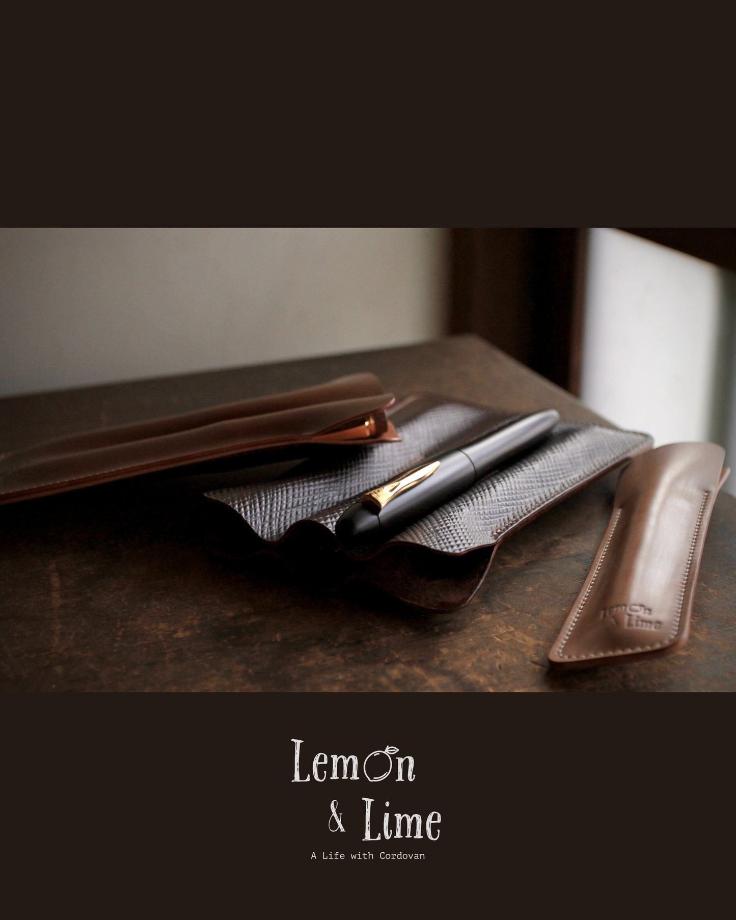 Shell Fountain Pen Sleeve【Horween】シェルコードバンの万年筆スリーブ