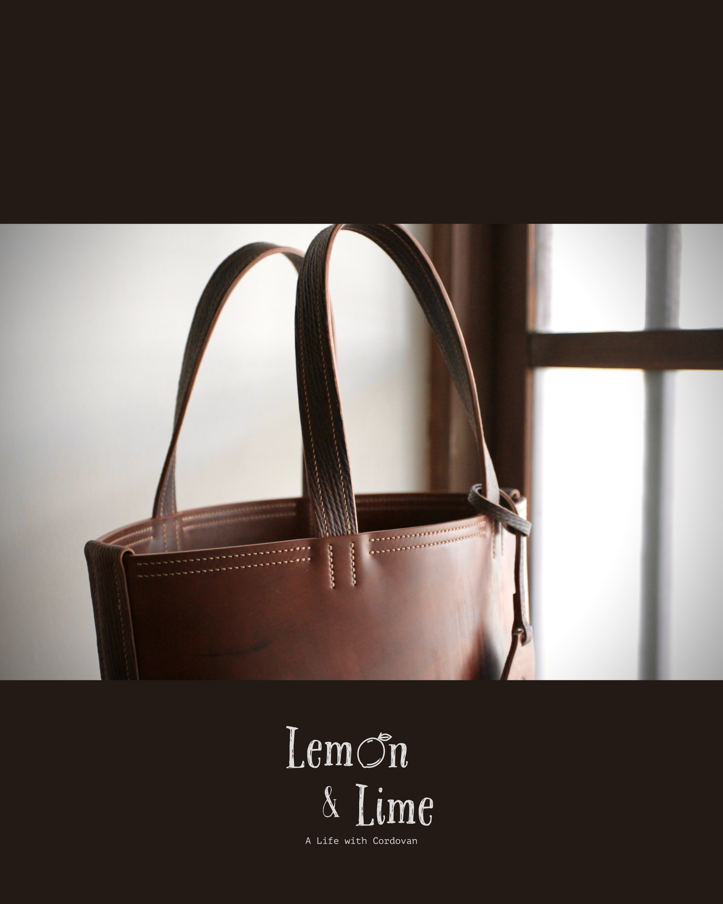 Shell Bag / Medium-Sized Shell Tote【Horween】シェルコードバンのトートバッグ、ミディアムサイズ