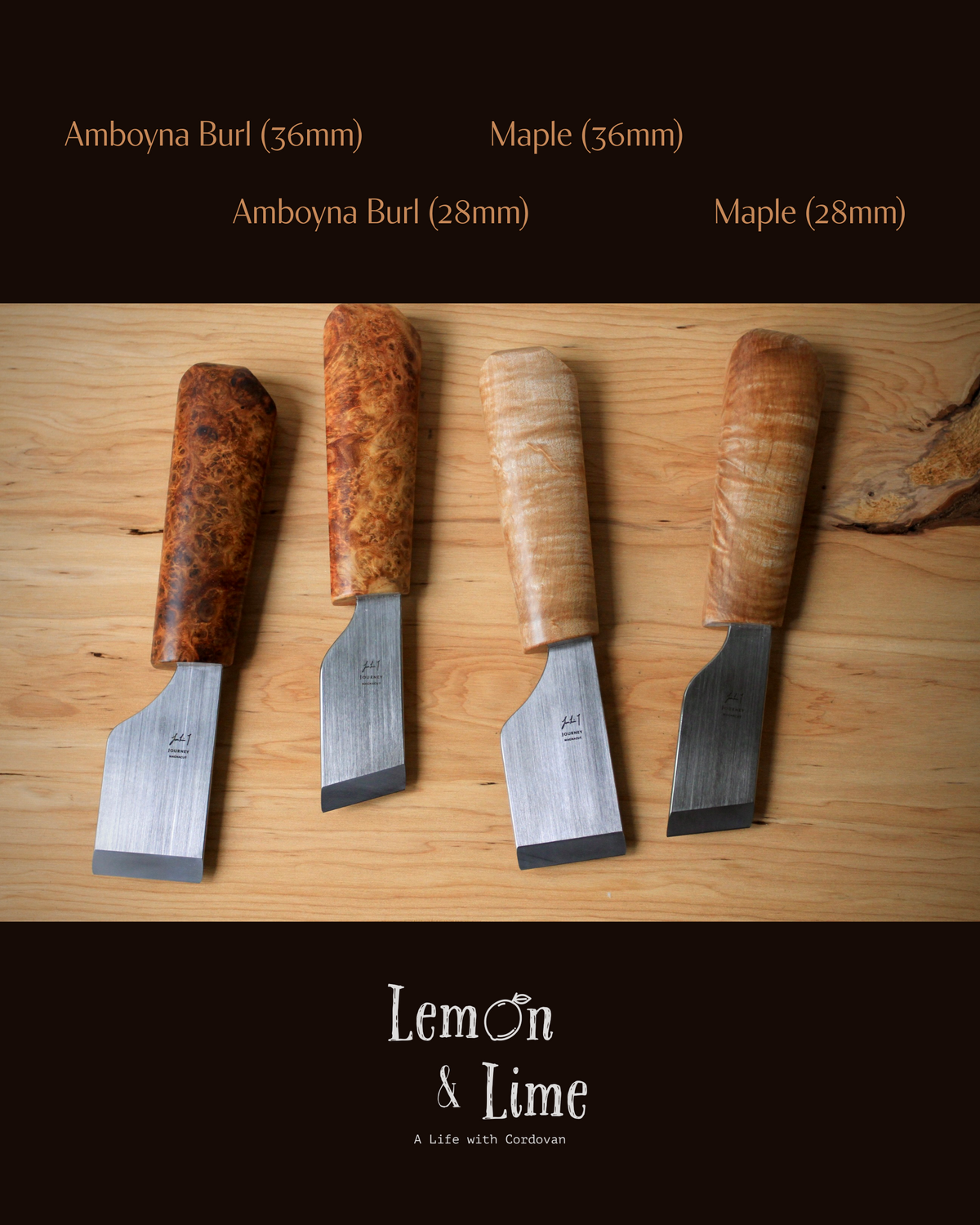 * マグナカット製 革包丁 - Journey Skiver -【Jun Lin】the Japanese Leather Knife