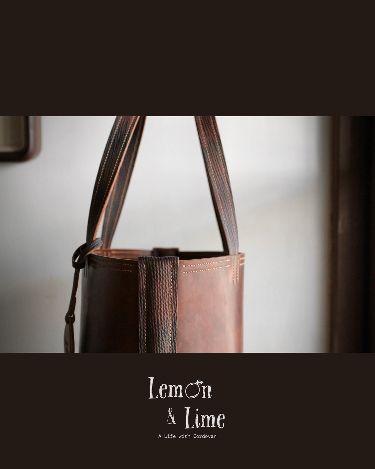 Shell Bag / Medium-Sized Shell Tote【Horween】シェルコードバンのトートバッグ、ミディアムサイズ