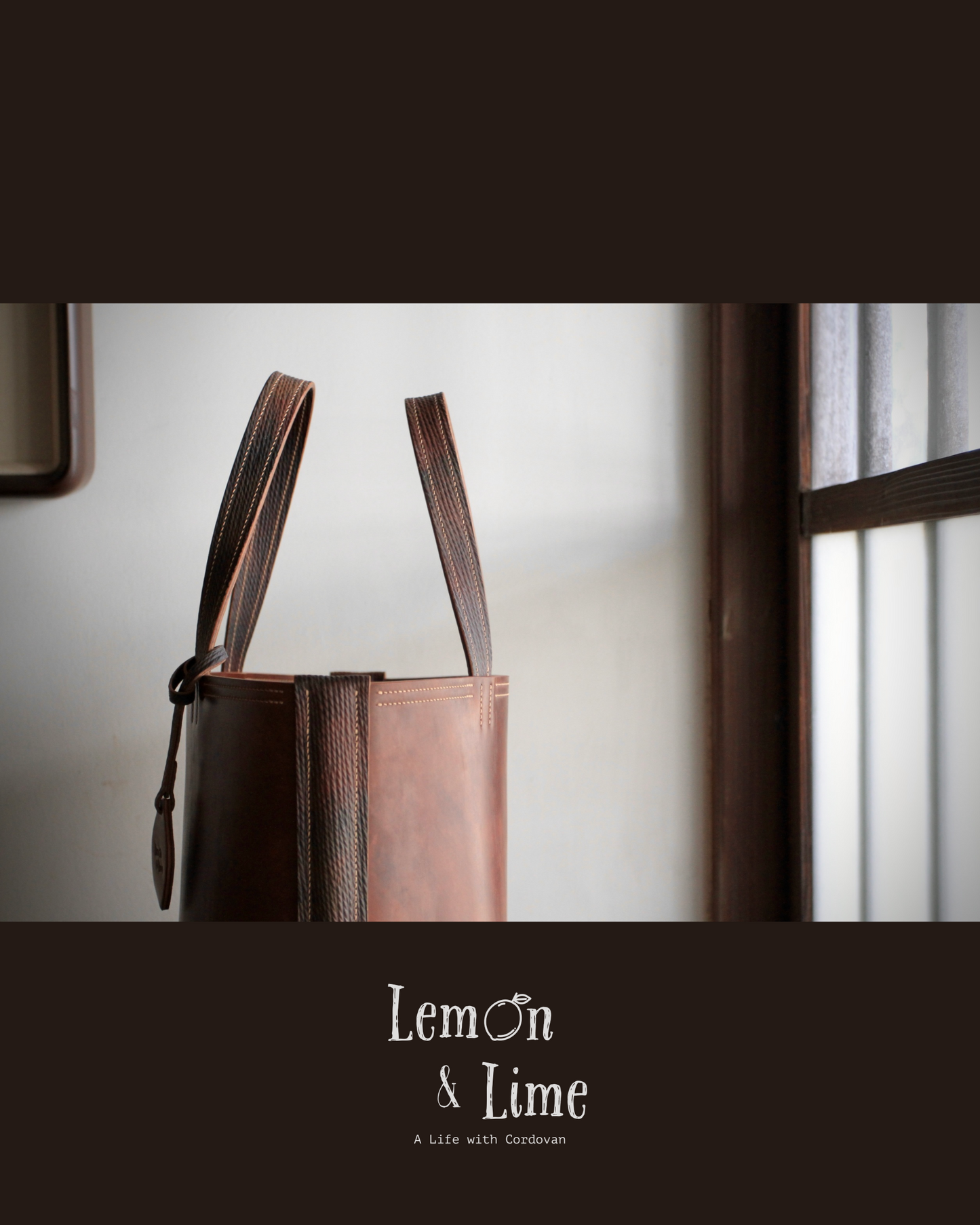 Shell Bag / Medium-Sized Shell Tote【Horween】シェルコードバンのトートバッグ、ミディアムサイズ