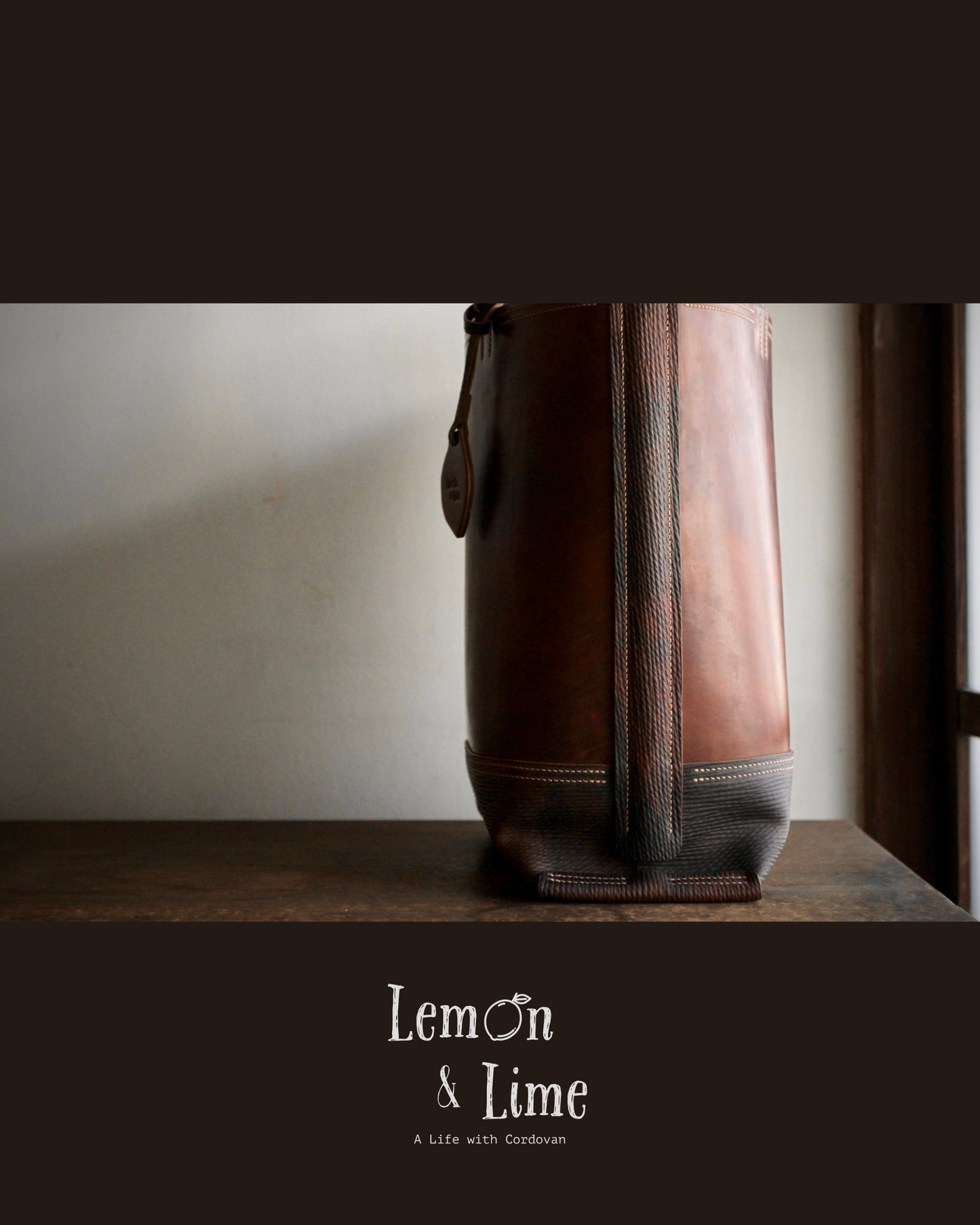 Shell Bag / Medium-Sized Shell Tote【Horween】シェルコードバンのトートバッグ、ミディアムサイズ