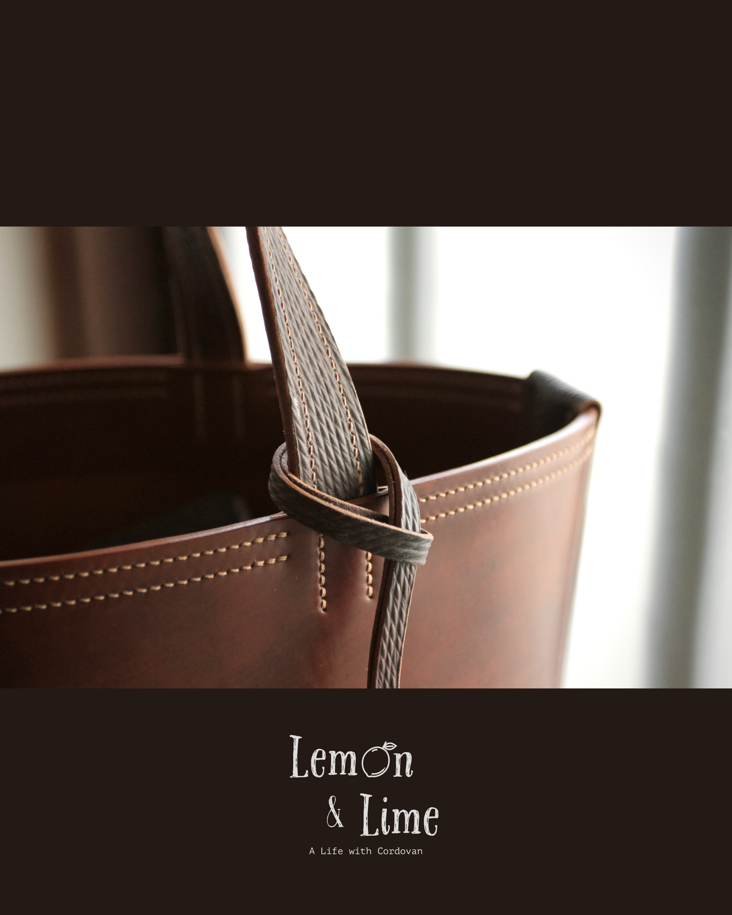 Shell Bag / Medium-Sized Shell Tote【Horween】シェルコードバンのトートバッグ、ミディアムサイズ