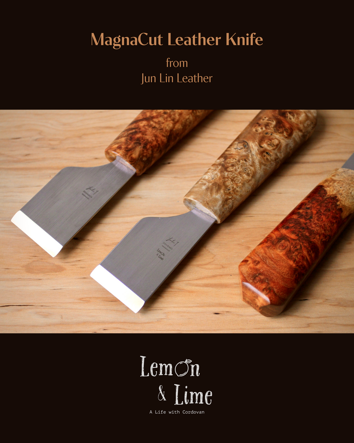 * マグナカット製 革包丁 - Journey Skiver -【Jun Lin】the Japanese Leather Knife