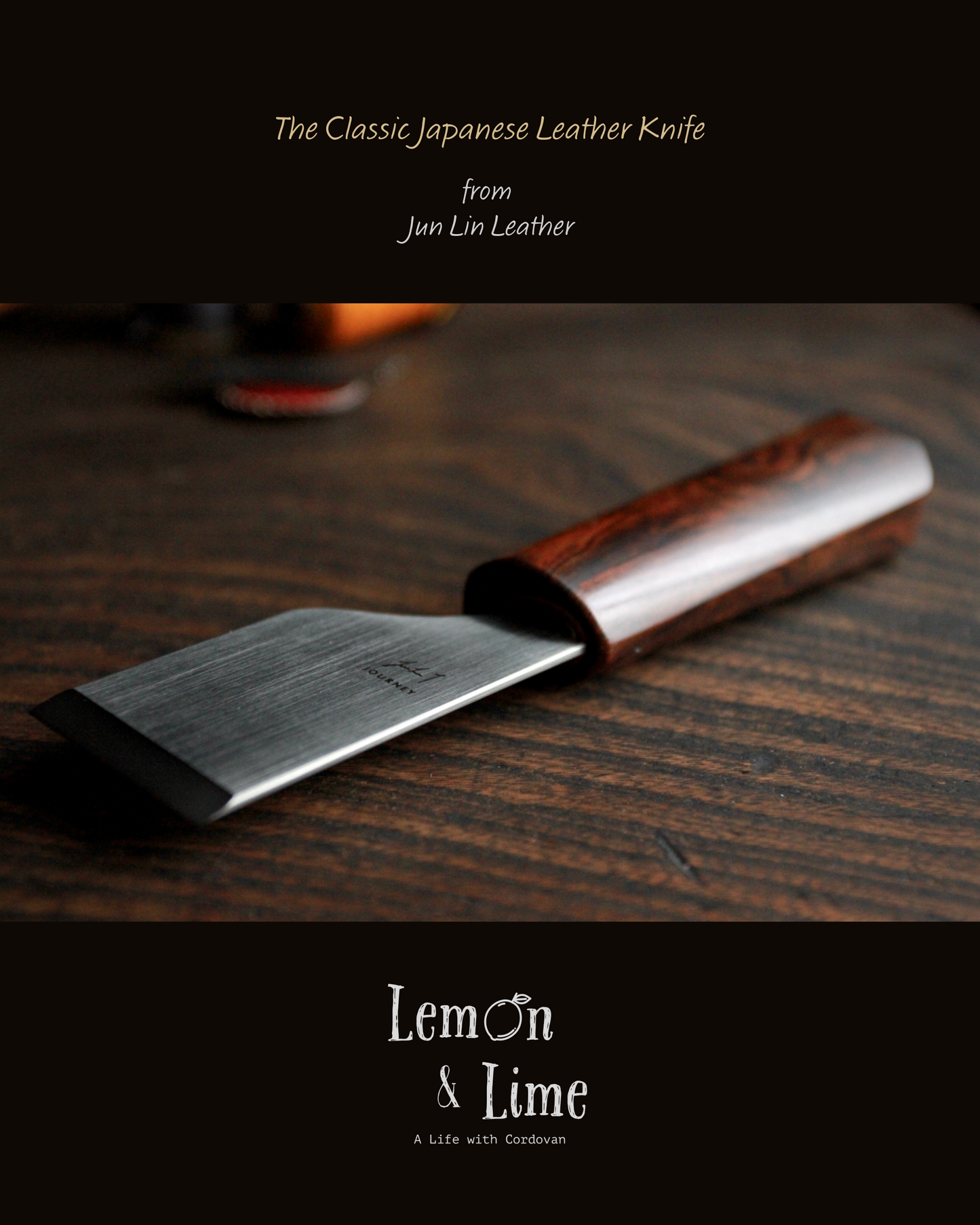 * 革包丁 - Journey Skiver -【Jun Lin】the Classic Japanese Leather Knife