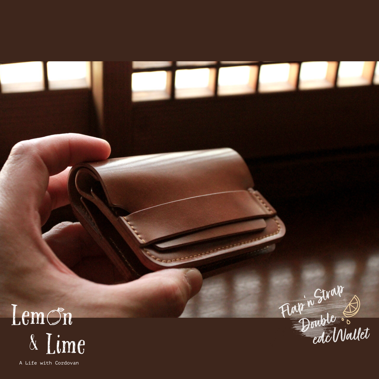 Horweenシェルコードバンの財布 Flap and Strap, Double / atelier ...